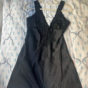 Princess Polly black lace slip dress. Worn once. Size 4 US
